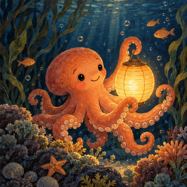 El pulpo y la linterna